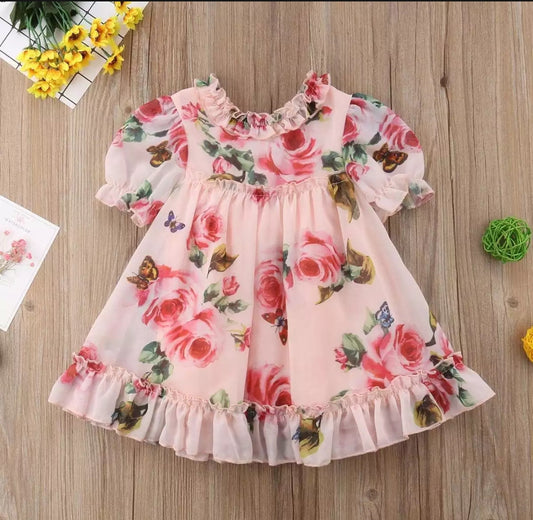 Flowers tullee princes dress