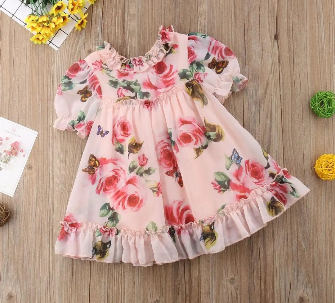 Flowers tullee princes dress